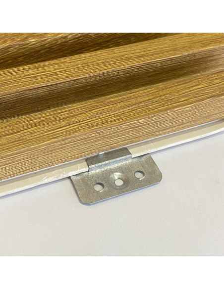 Chapita fijacion ripado interior