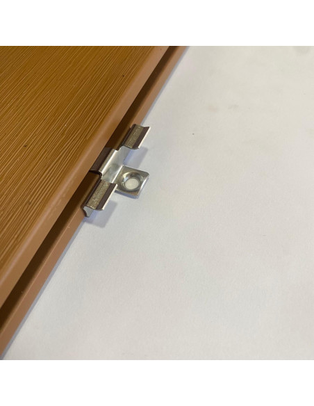 Chapita intermedia fijacion piso deck