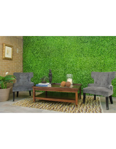 Follaje Artificial para Pared 50x50 cm | Jardín vertical decorativo